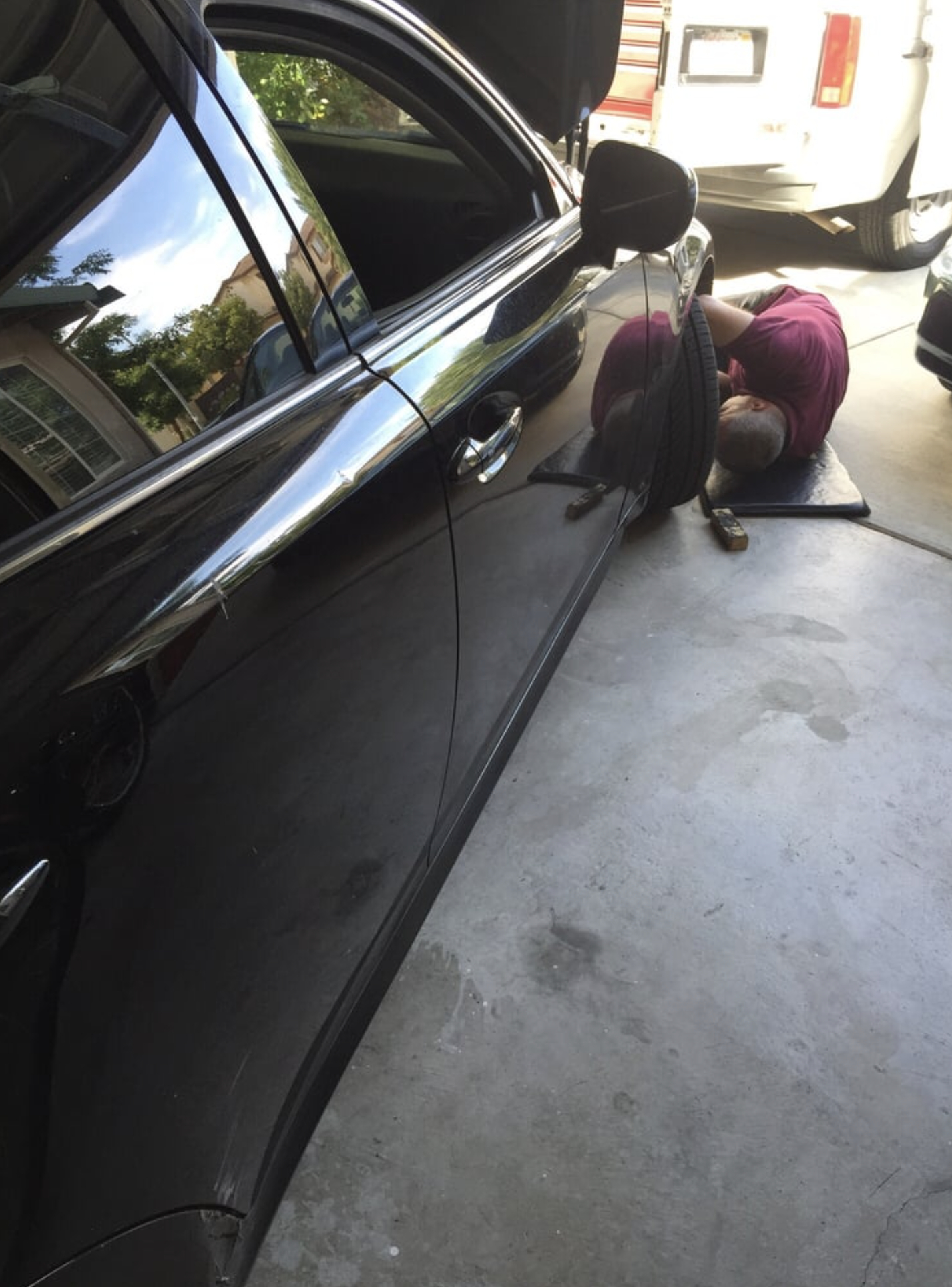 an image of Garden Grove mobile tire replacement.